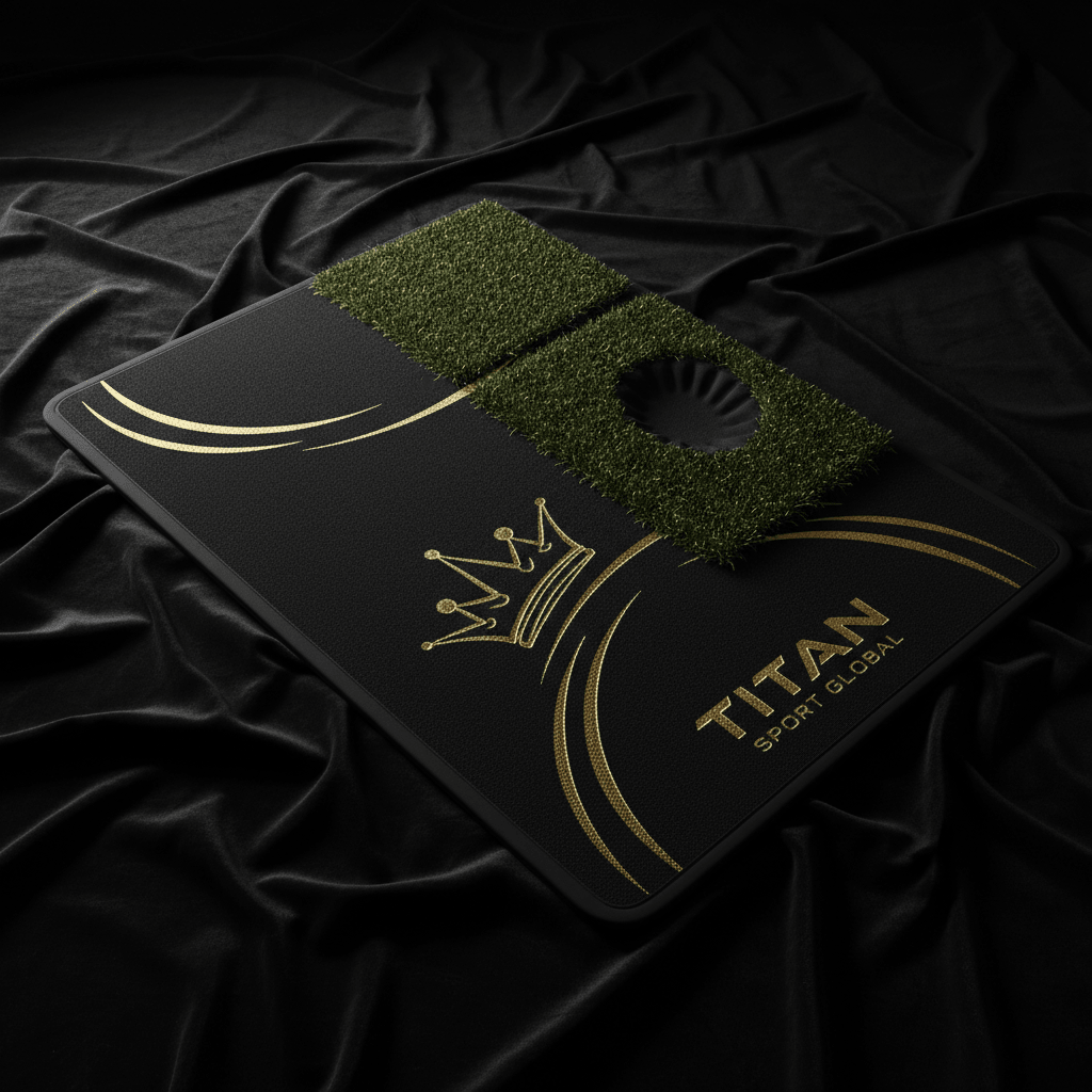 TITAN Golf Chipping Mat Crown Edition
