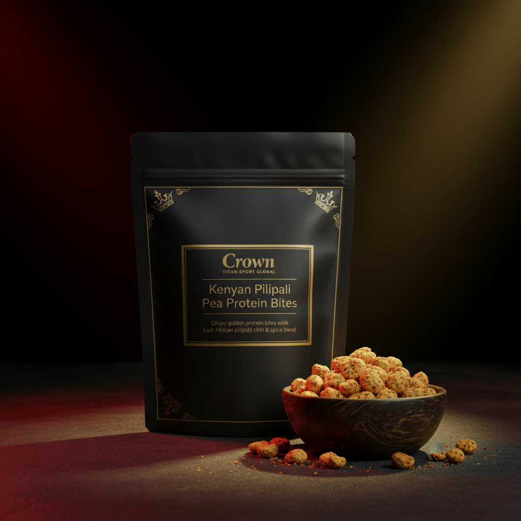 Crown Kenyan Pilipili Pea Protein Bites - TITAN SPORT GLOBAL
