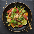 TITAN Finger Lime Citrus Caviar Crown Protein Fruit Bowl