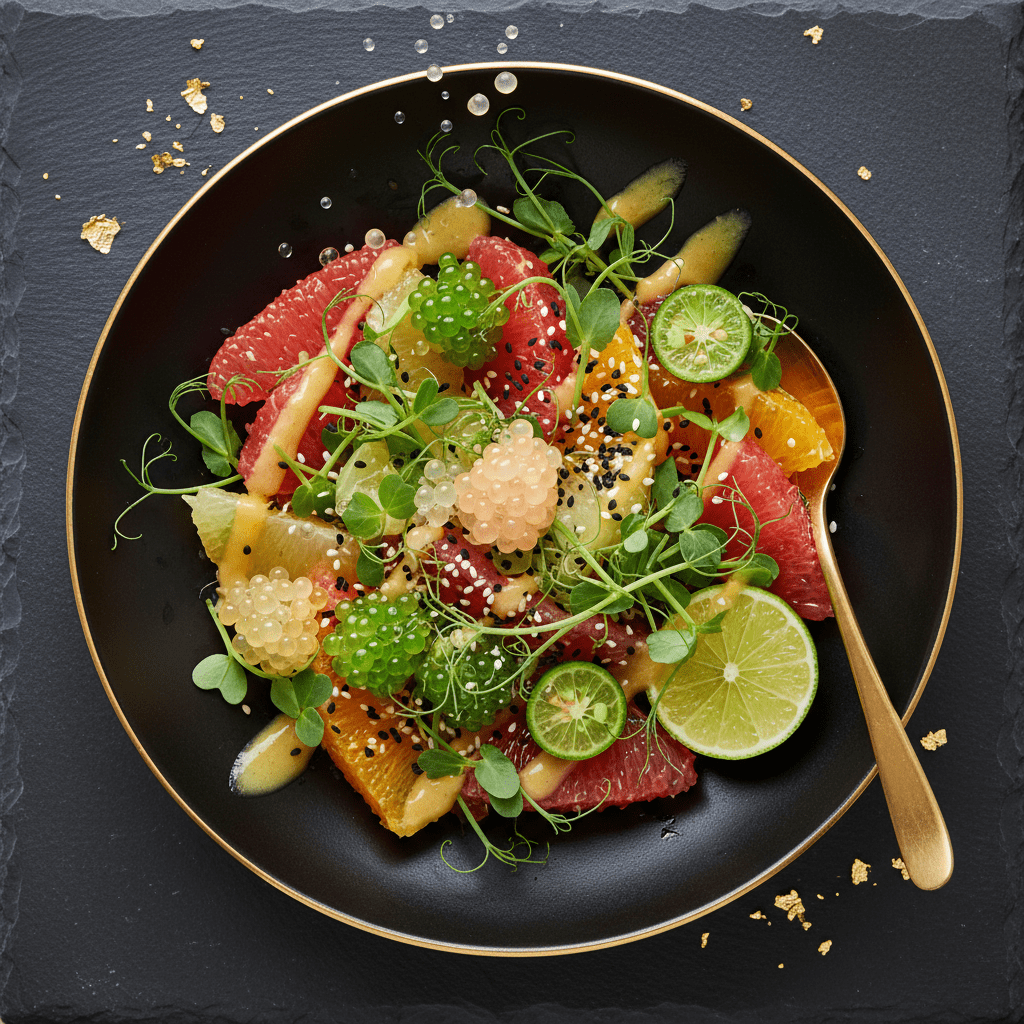 TITAN Finger Lime Citrus Caviar Crown Protein Fruit Bowl