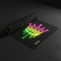 TITAN Yoga Mat Neon Drip Crown Edition flat lay