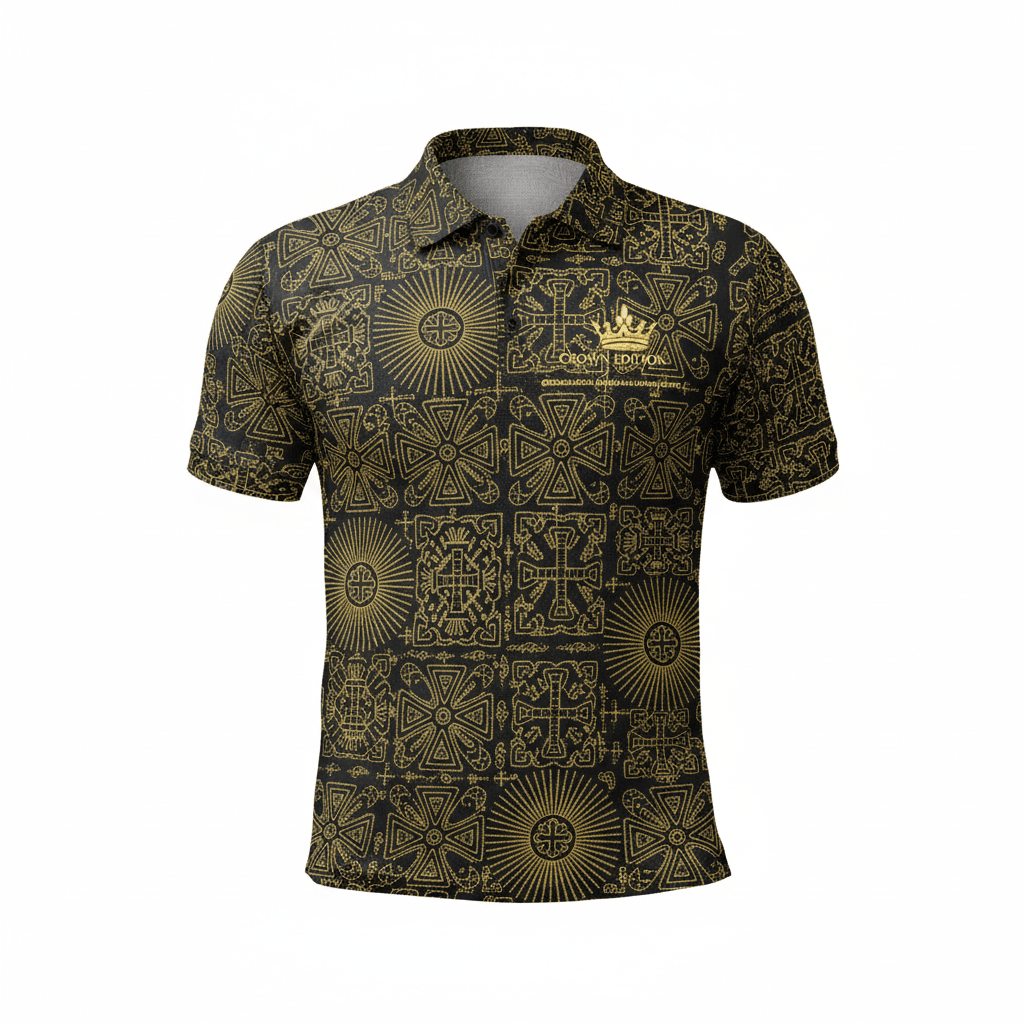 TITAN Crown Edition Men's Athletic Polo Celtic x Incan x Coptic
