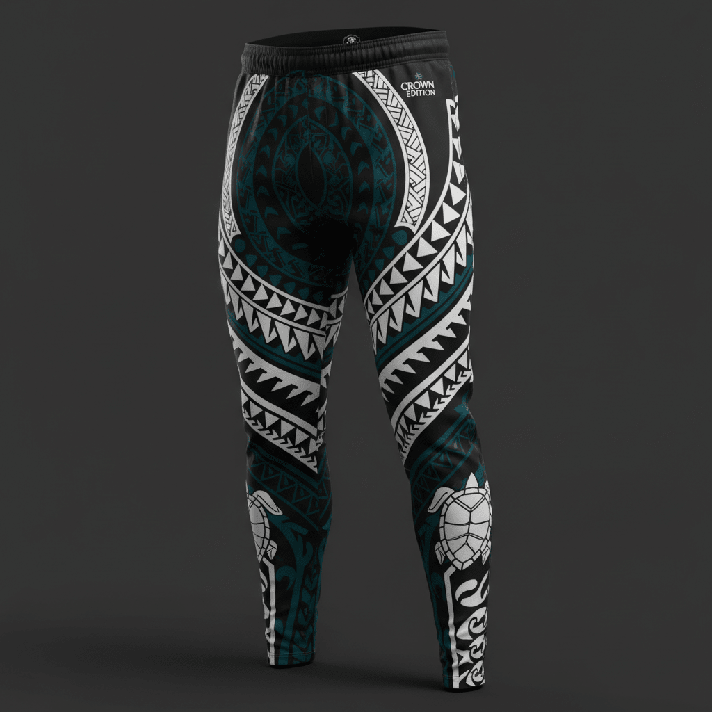 TITAN Polynesian Tribal Joggers — Pacific Crown Edition