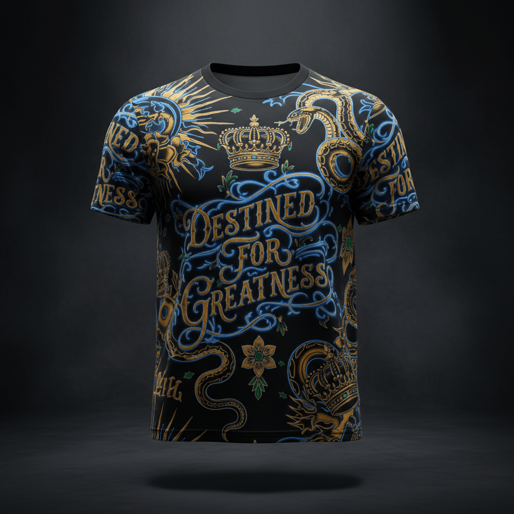 Men's Tee — Destined For Greatness — Crown Edition