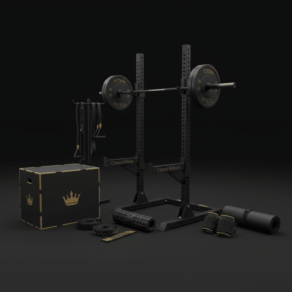 TITAN All-In-One Leg Day Power Home Gym Kit — Crown Edition