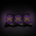 TITAN Crown Edition Athletic Sock Pack Electric Purple Gold 3-Pack