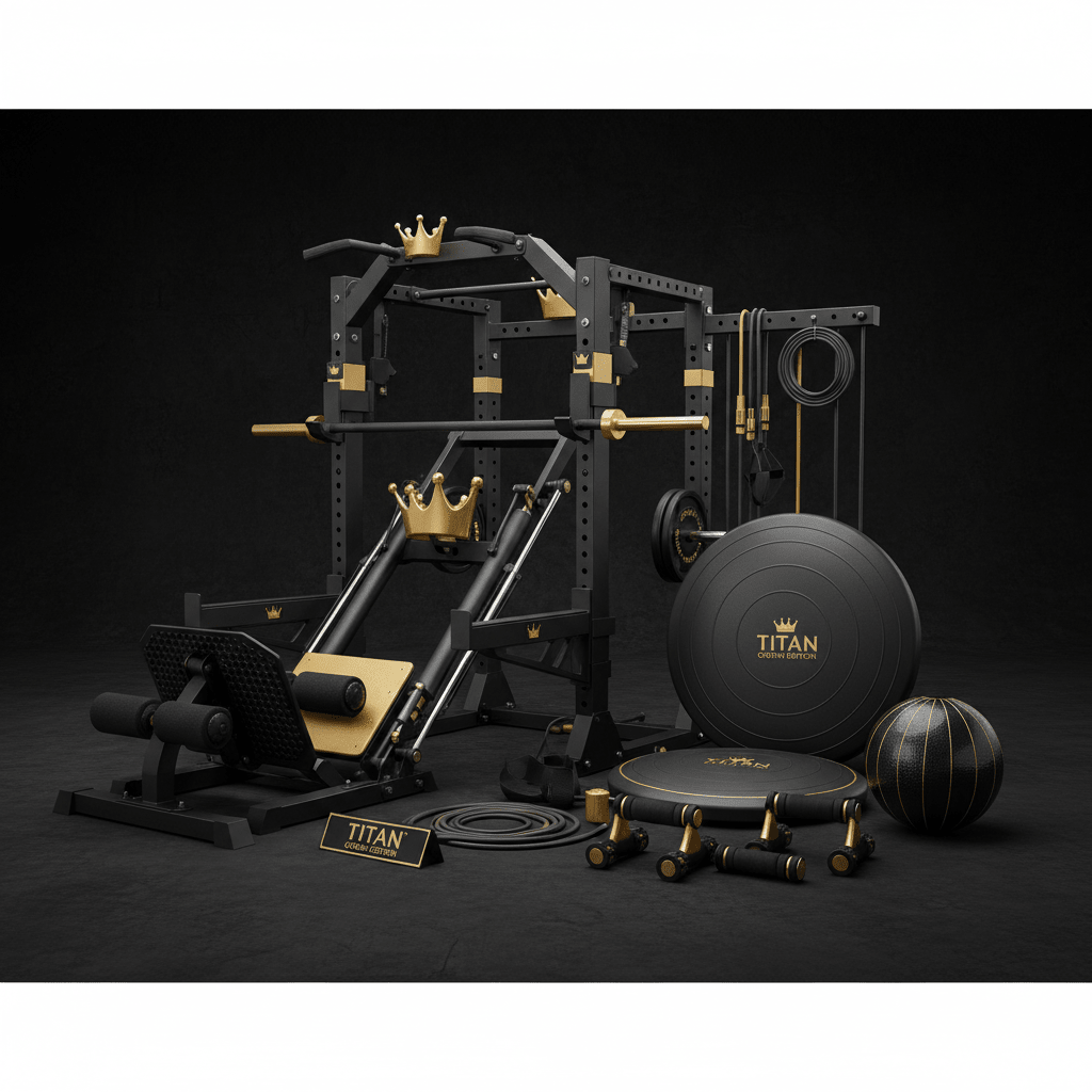 TITAN All-In-One Amputee Athlete Home Gym Kit — Crown Edition
