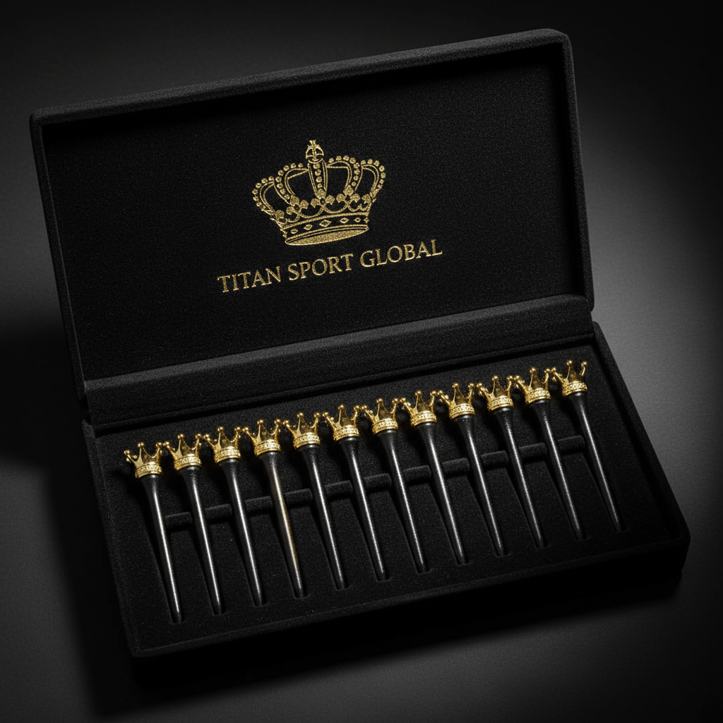 TITAN Golf Tees Set Crown Edition