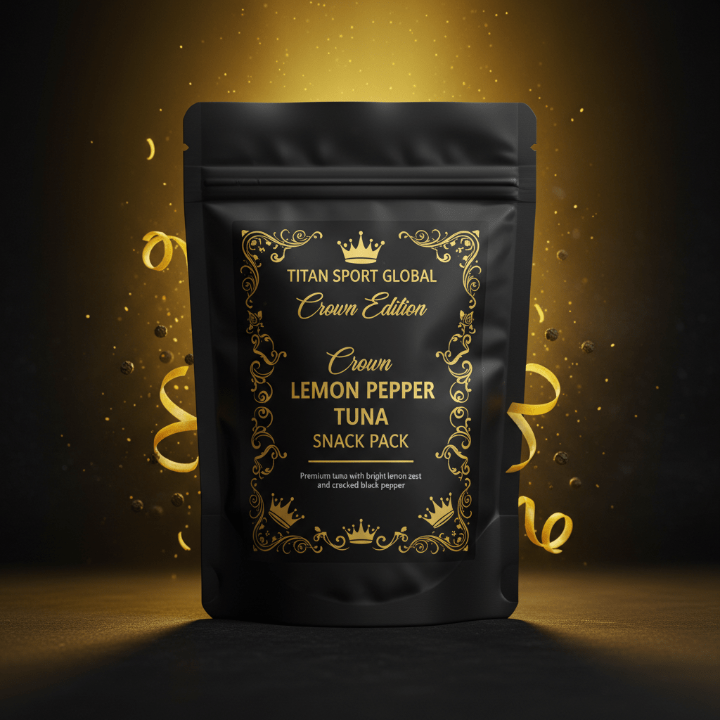 Crown Lemon Pepper Tuna Snack Pack - TITAN SPORT GLOBAL
