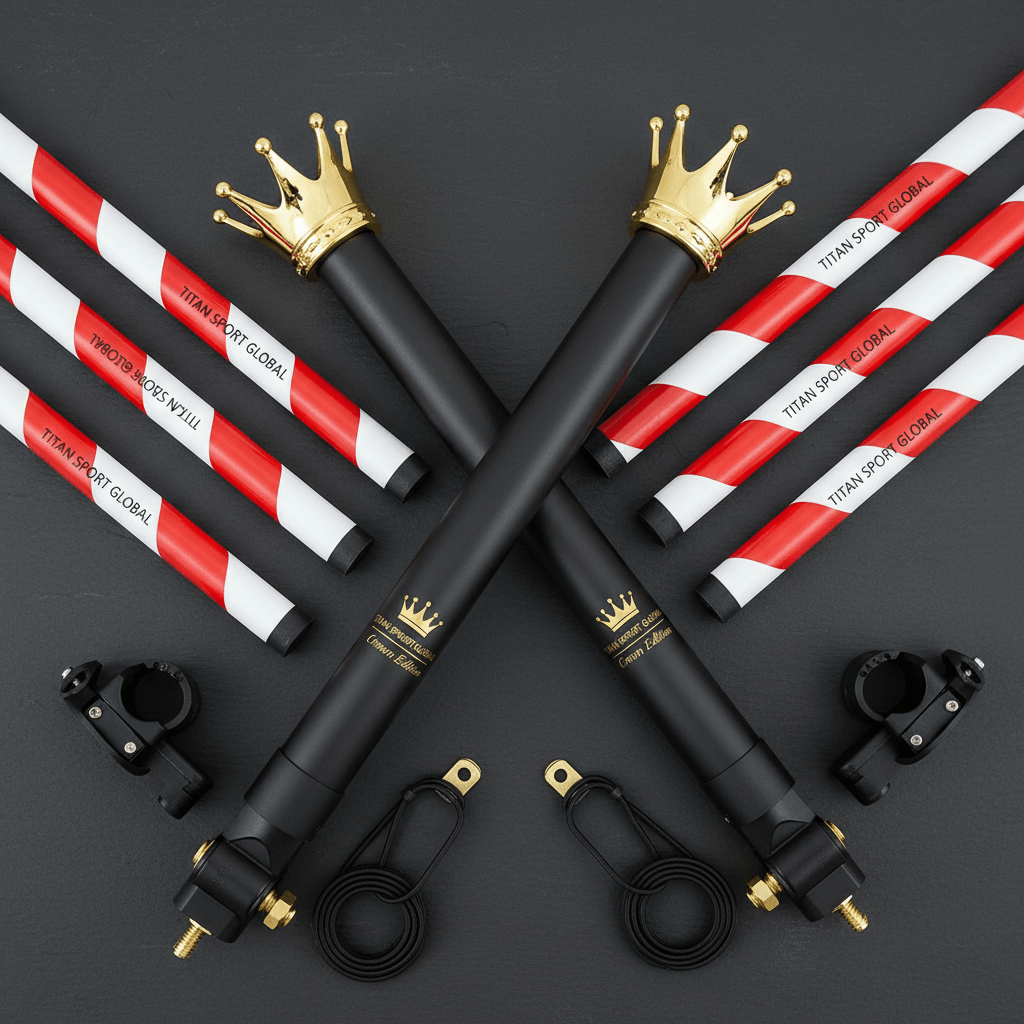TITAN Crown Edition Volleyball Net Antenna Set