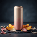 TITAN Protein Collagen Drink – Peach Rose, premium product photography