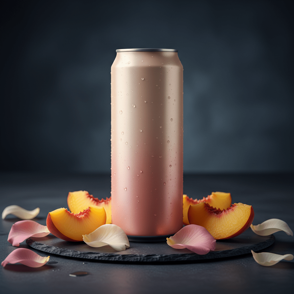 TITAN Protein Collagen Drink – Peach Rose, premium product photography