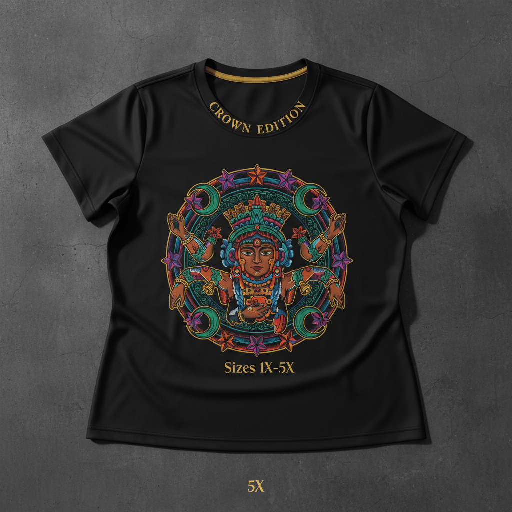 TITAN Plus Women's Coyolxauhqui Moon Tee — Inclusive Crown Edition