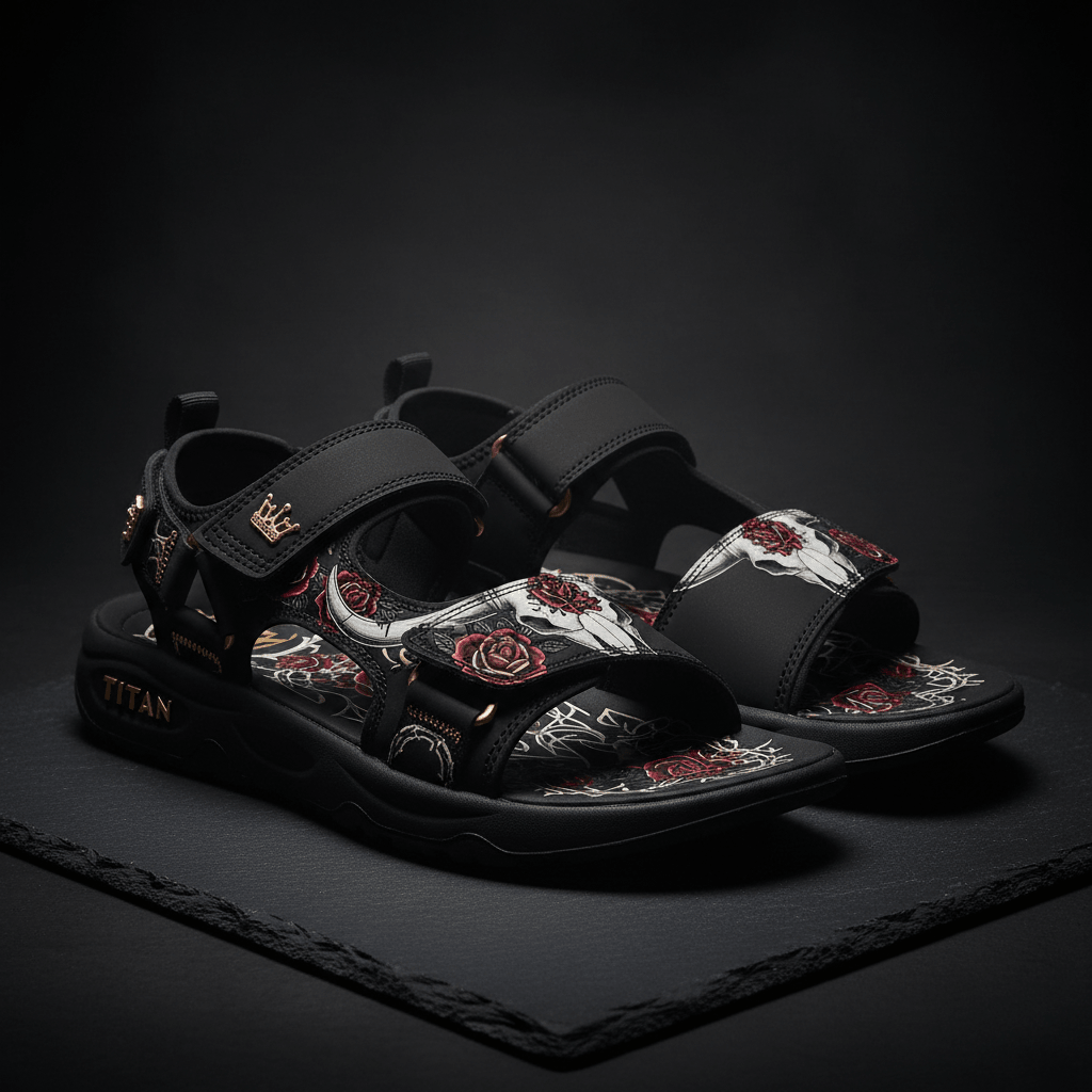 TITAN Bull Skull Sport Sandal Crown Edition