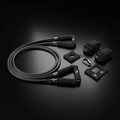 TITAN Crown Edition Tube Resistance Band Set with Handles matte black gold