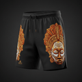 TITAN Yoruba Gelede Mask Training Shorts — Iyami Edition