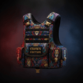 TITAN Crown Edition Adjustable Weighted Vest — Crown Edition matte black and gold