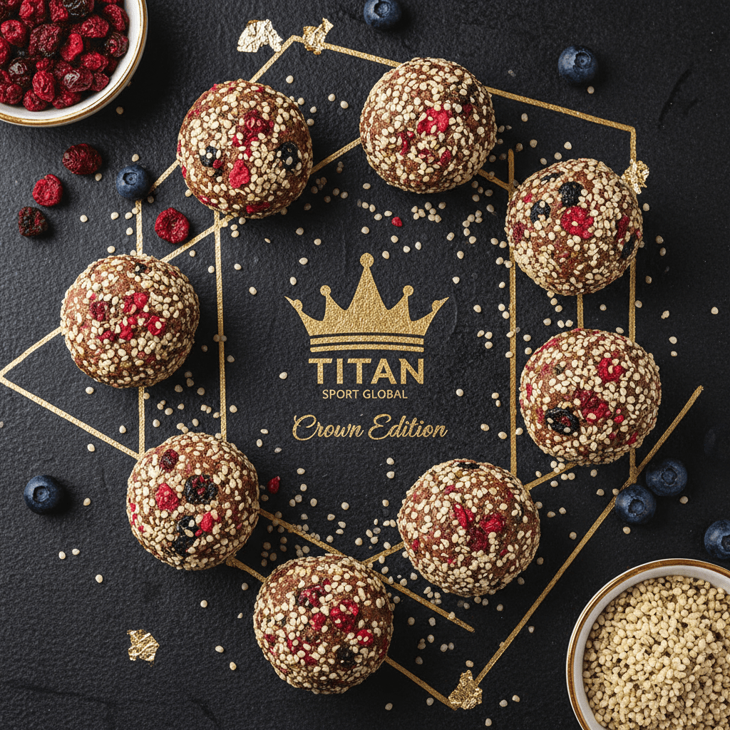 TITAN High-Protein Hemp Seed & Berry Energy Bites