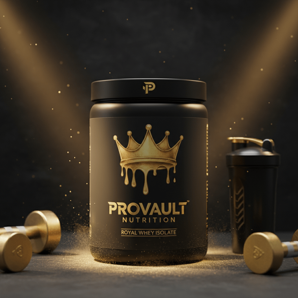 TITAN Whey Isolate Elite Gold Crown SWAG Edition protein tub