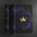 TITAN Yoga Mat Galaxy Crown Edition flat lay