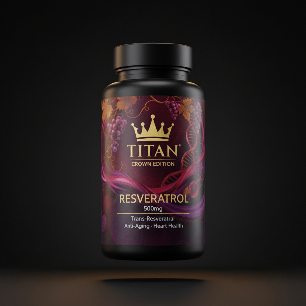 TITAN Resveratrol — 500mg Trans-Resveratrol Anti-Aging & Heart Health
