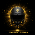 TITAN SPORT GLOBAL youth football helmet crown edition