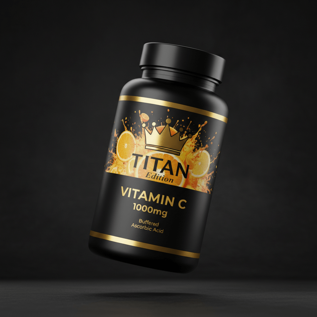 TITAN Vitamin C — 1000mg Buffered Ascorbic Acid with Bioflavonoids