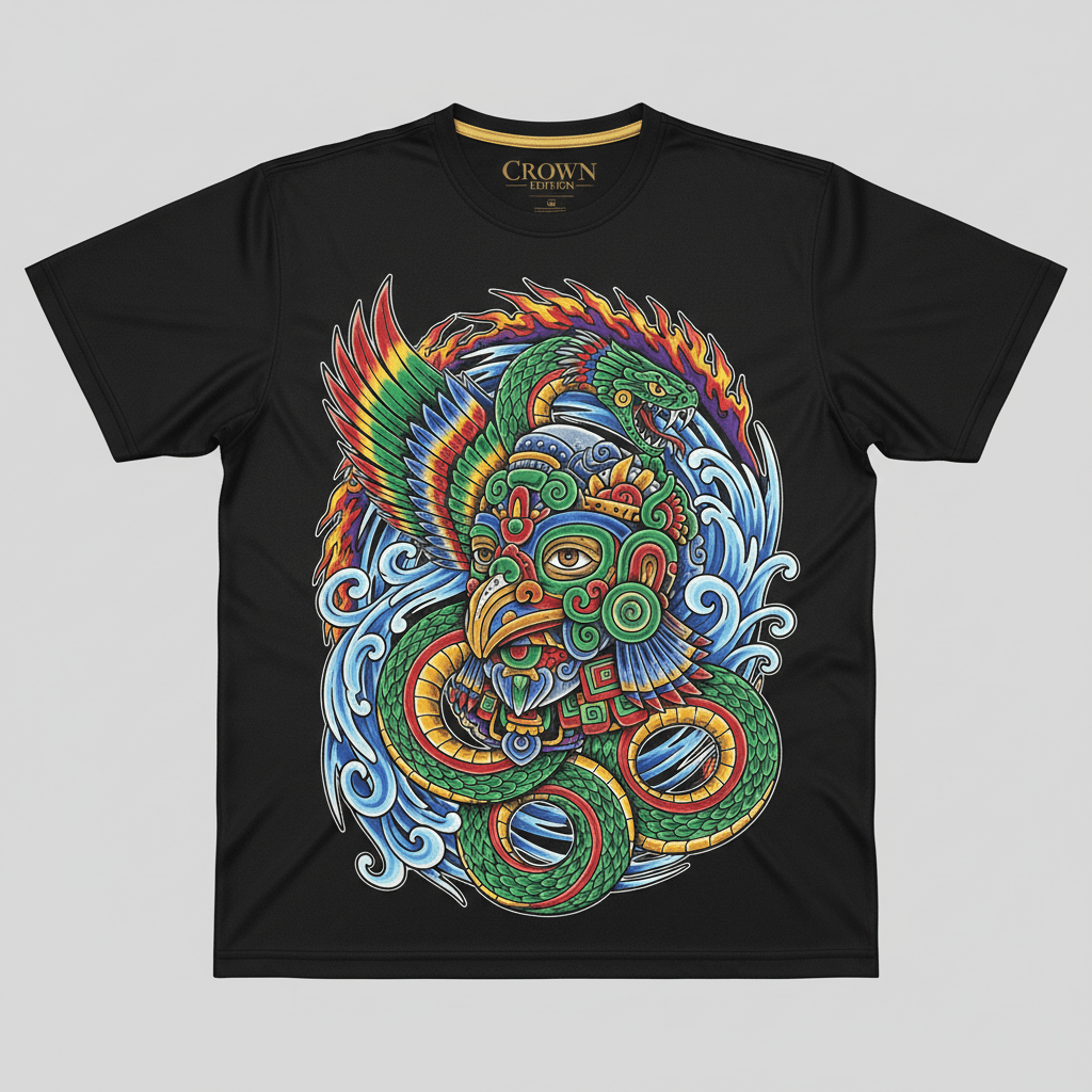 TITAN Plus Men's Ehecatl Wind God Tee — Inclusive Crown Edition