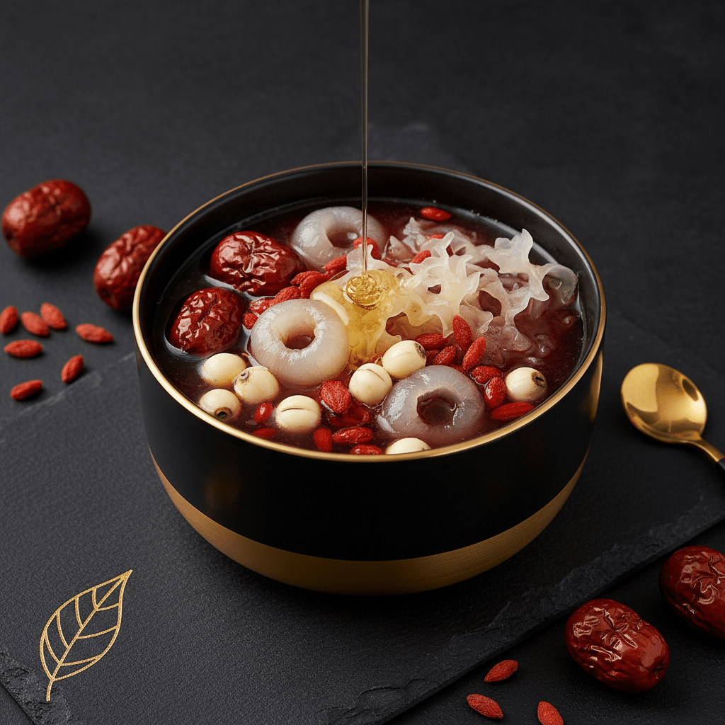 TITAN Chinese Red Date Longan Vitality Bowl — premium vegan breakfast meal plan