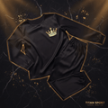 TITAN Women's Crown Sleepwear Set SWAG LINE Black Gold