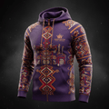 TITAN Congolese Luba Kingdom Zip-Up Hoodie — Lukasa Edition