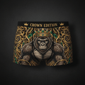 TITAN Crown Edition Men's Boxer Briefs — Gorilla King Tattoo Art