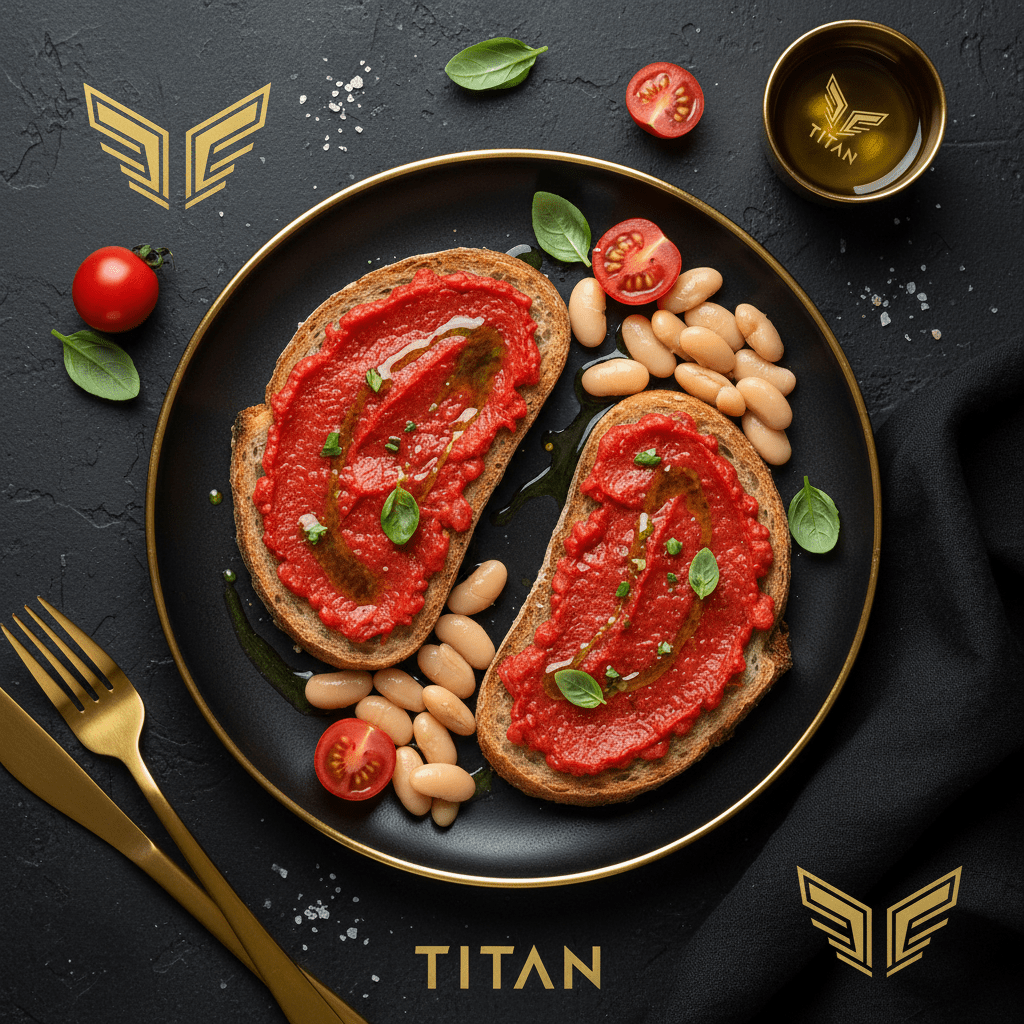 TITAN Spanish Vegan Pan Con Tomate & White Bean Breakfast