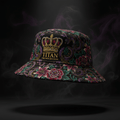 TITAN Men's Bucket Hat - Crown Edition tattoo-style artwork