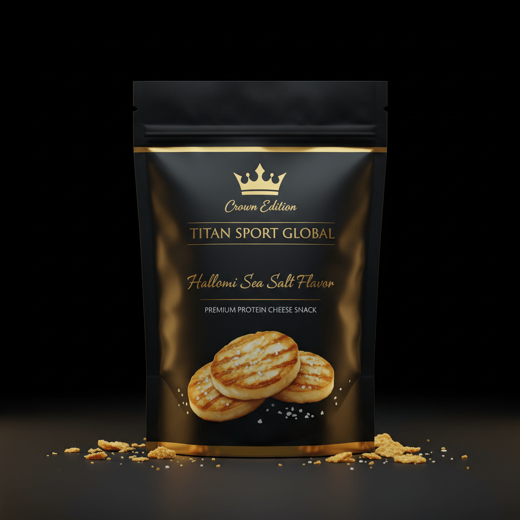 Crown High-Protein Halloumi & Sea Salt Cheese Crisps