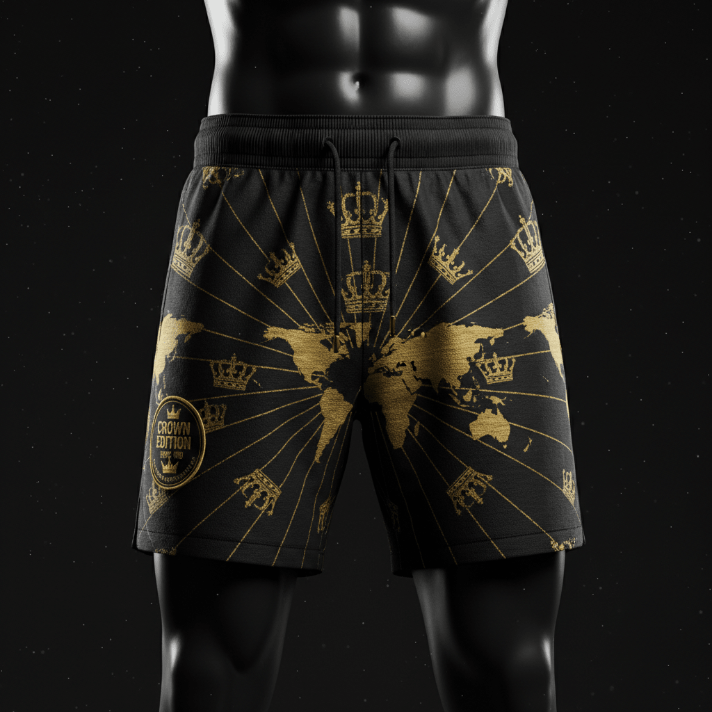TITAN Global Champion Training Shorts — Crown Drop 100