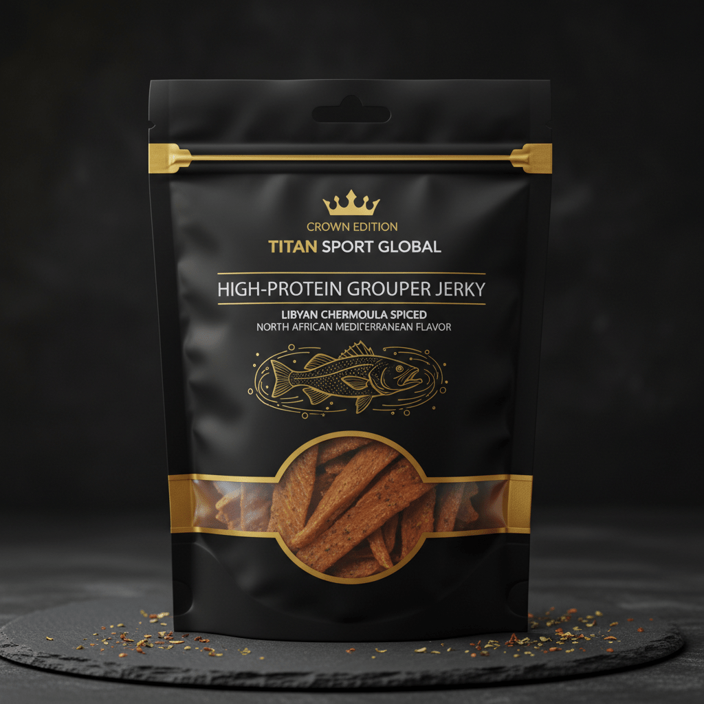 Libyan Chermoula Spiced Grouper Jerky — TITAN SPORT GLOBAL