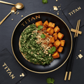 TITAN Rwandan Vegan Isombe Cassava Leaves & Peanut Breakfast Bowl