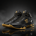 TITAN Black Gold Basketball Shoe Court Dominator
