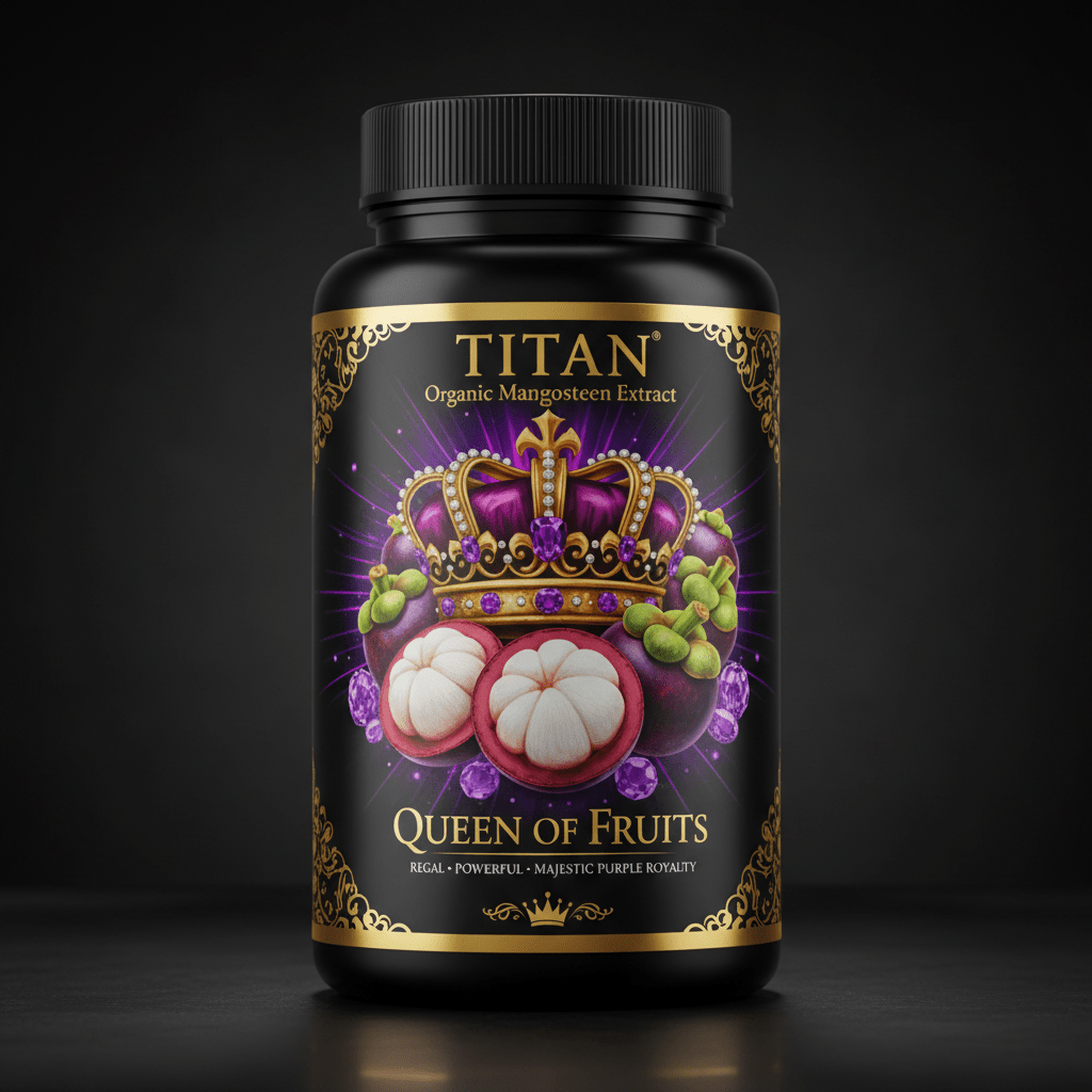 TITAN Organic Mangosteen Extract - Xanthone Antioxidant King