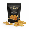 Crown Edition Miso Sesame Whey Protein Chips — matte black Crown Edition pouch