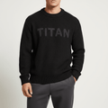 TITAN Relaxed Fit Knitted Crew Neck Sweater