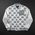 TITAN Men's Diamond Ice Crown Varsity Jacket — Frozen Royalty SWAG Edition