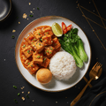 TITAN Singaporean Chili Tofu & Rice Muscle Dinner
