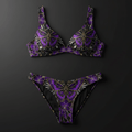 TITAN Women's Bikini Set Butterfly Queen Crown Edition