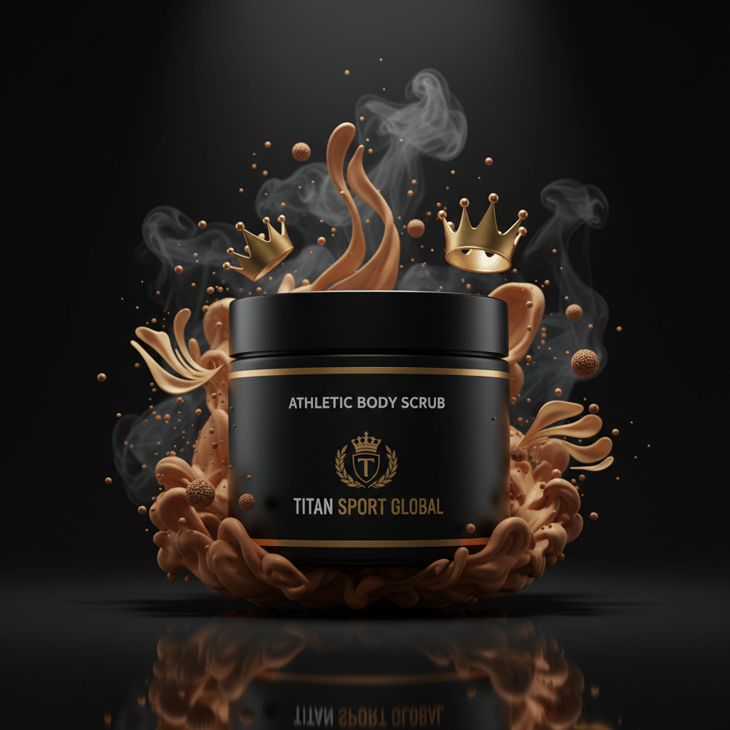 TITAN SPORT GLOBAL athletic body scrub jar