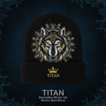 TITAN BeanieMax Winter Hat - Merino Wool Blend flat lay