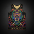 Sanctified Strength Women's Tank — TITAN Crown Edition tattoo artwork