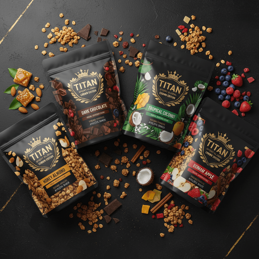 TITAN High-Protein Granola — 5 Flavors