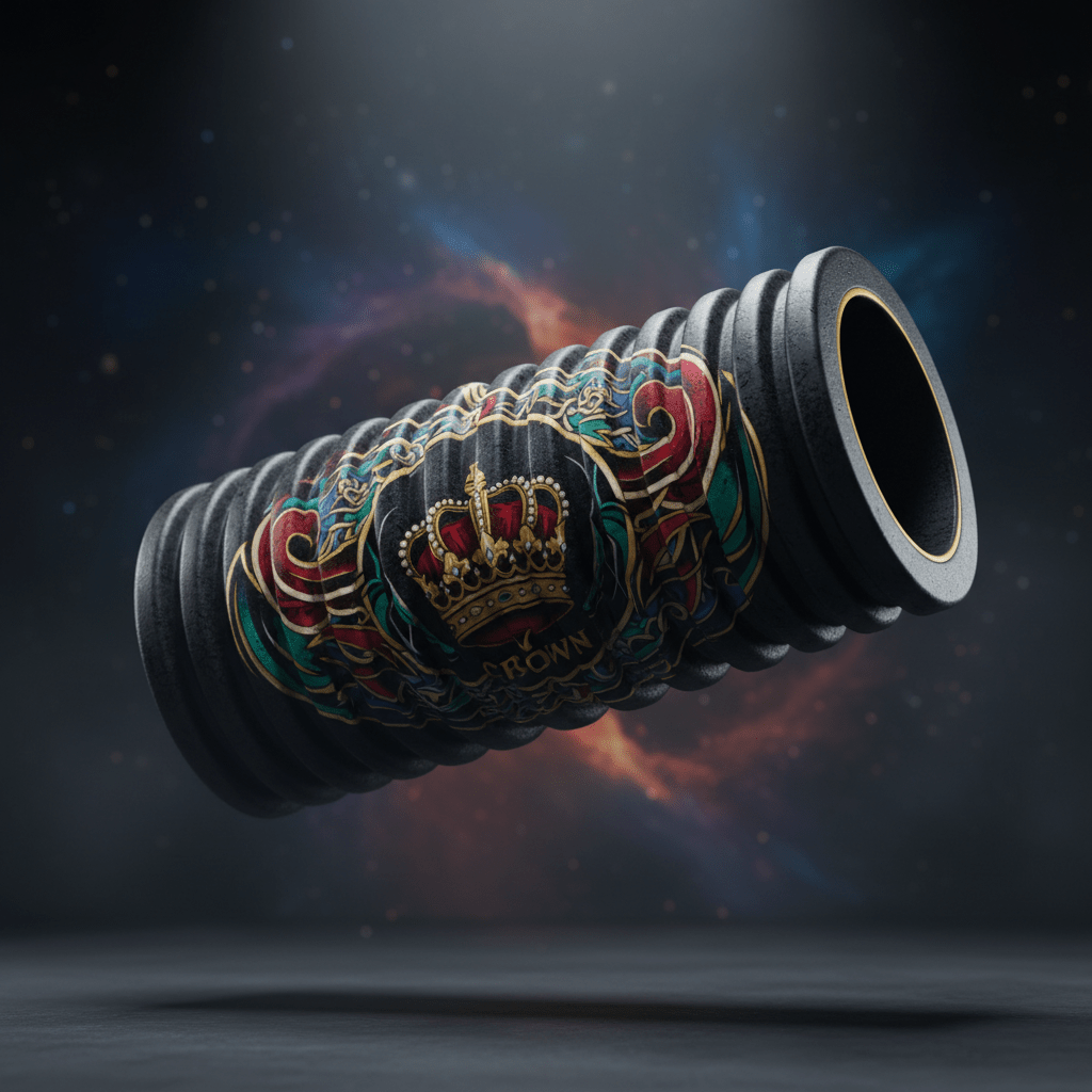 TITAN Crown Edition Deep-Ridge Textured Foam Roller